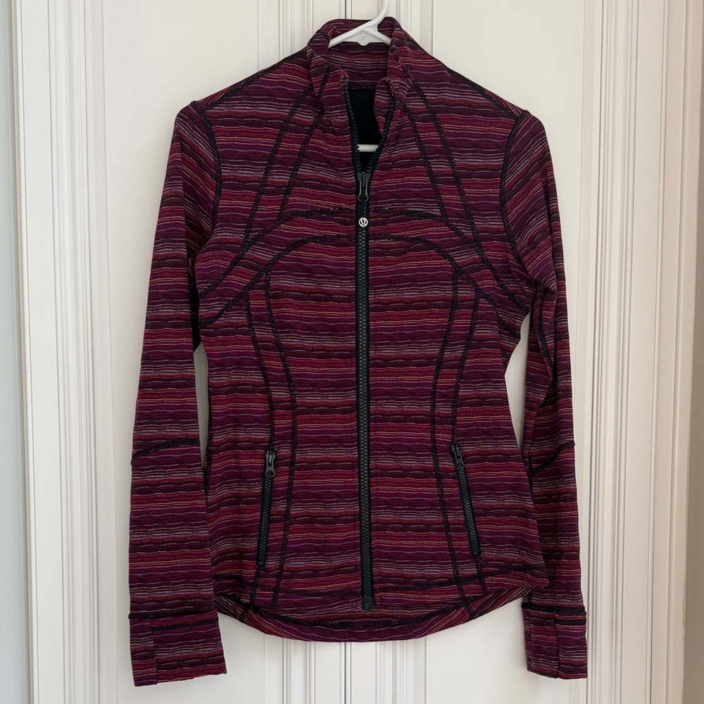 lululemon athletica Women's Jacket - Purple and Black